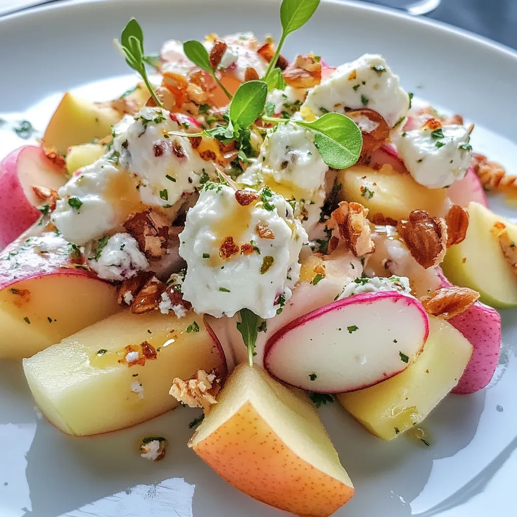 Ensalada de manzana con yogur griego : Un postre saludable y delicioso